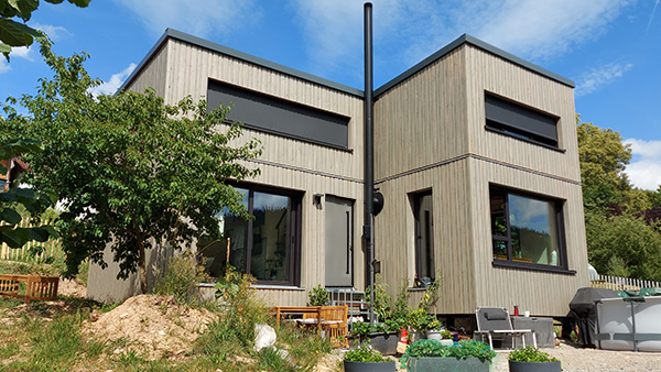 Zweigeschossiges Tinyhouse bei Büdingen im Spessart