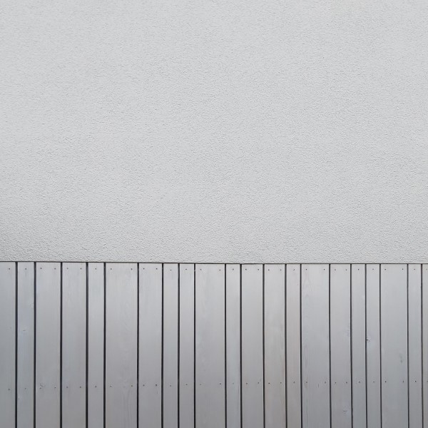 minimalistisches Fassadendetail Neubau Einfamilienhaus Fassade Linsengericht im Main Kinzig Kreis
