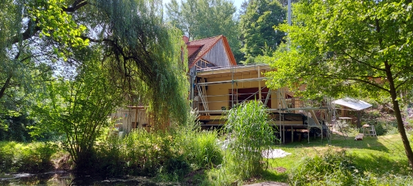 Wohnhausanbau im Grünen in Biebergemünd Spessart Main Kinzig Kreis